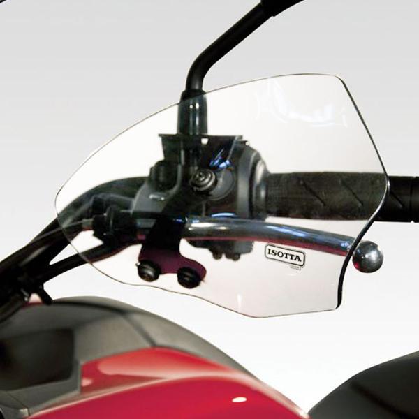 Coppia di paramani Isotta trasparente Honda NC700X 2012-2015