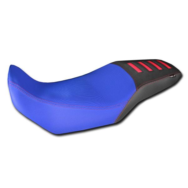 Isotta blue/black/red saddle covering Honda Transalp XL750 2023-2024