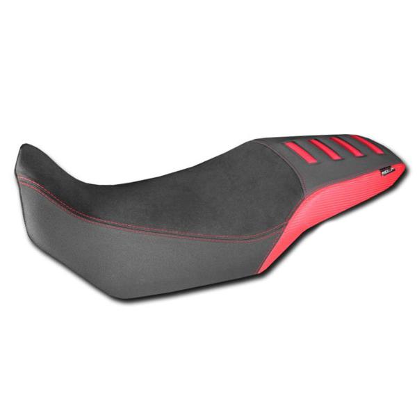 Isotta black/red saddle covering Honda Transalp XL750 2023-2024