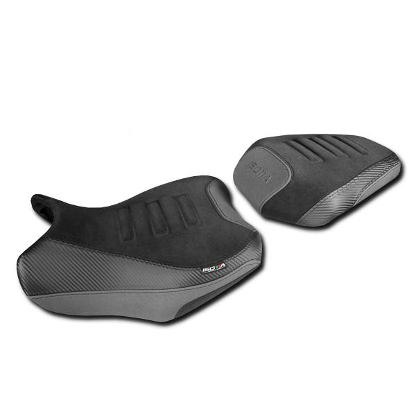 Isotta Triple Black saddle covering Benelli TRK702 2023-2024