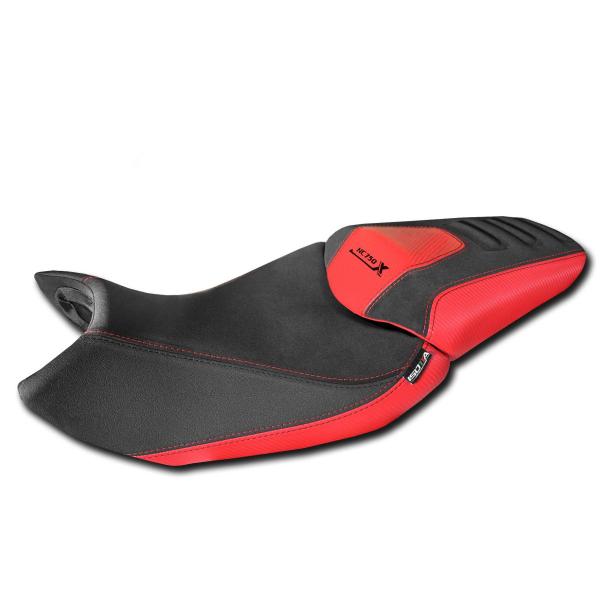 Isotta red saddle covering Honda NC750X 2014-2024