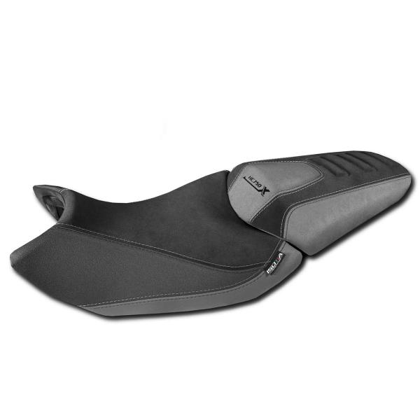 Isotta Triple Black saddle covering Honda NC750X 2014-2024