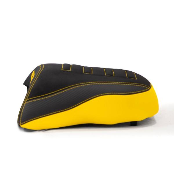 Isotta black/yellow passenger saddle BMW R1200GS 2013-2018