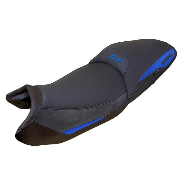 Saddle covering Ahus Standard blue with logo BMW R1300GS 2023-2024