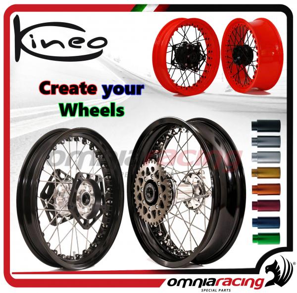 Kineo Pair Of Wire Wheel 3 50x16 And 5 00x16 For Harley Davidson Sportster 1200 Custom 13 16