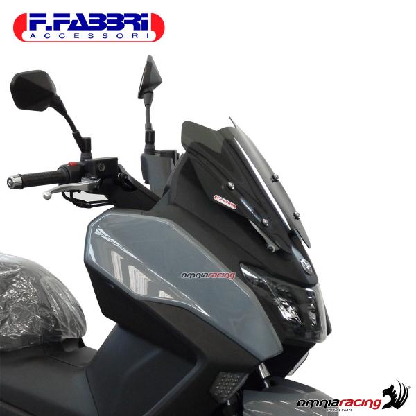 Fabbri Sport/Naked/Touring dark fume windshield for Sym Maxsym 400 2021>