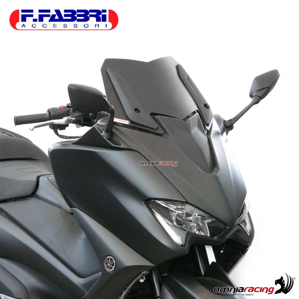 Parabrezza nero bisatinato Fabbri scooter basso sportivo per Yamaha Tmax 560 2020>2021