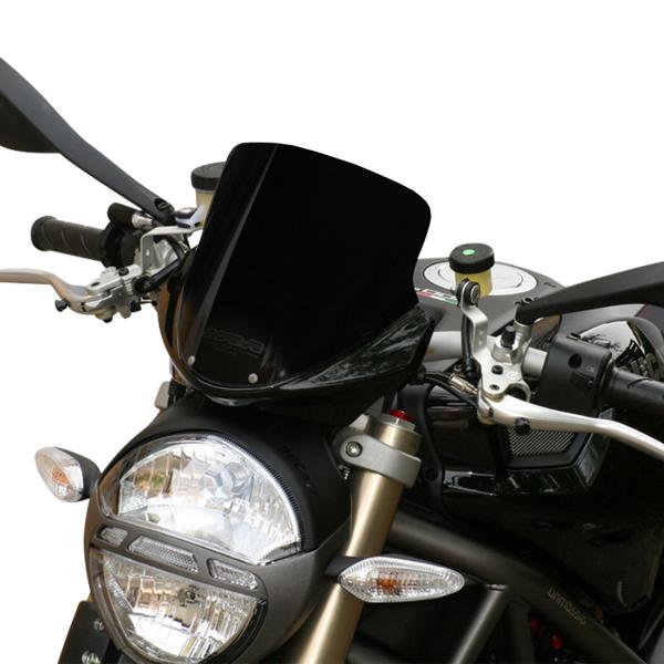 MRA Touring black screen Ducati Monster 1100 2009-2010