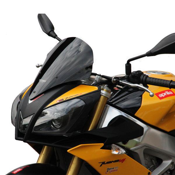 MRA Sport Maxi black screen Aprilia Tuono V4R 2011-2014