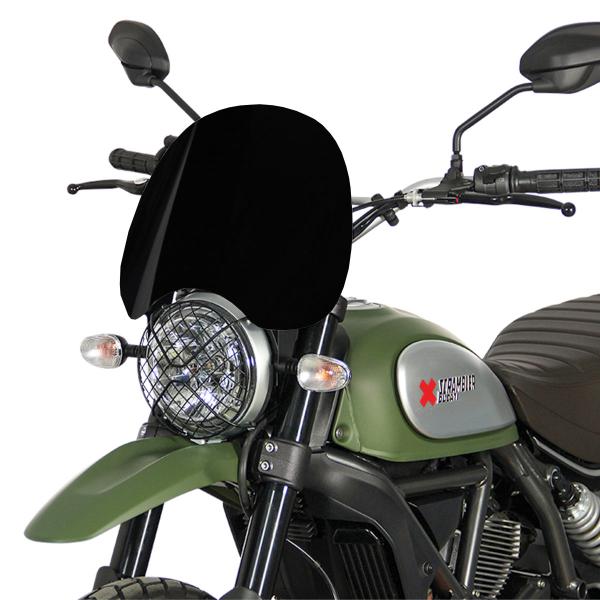 Cupolino MRA Touring Naked Bikes nero Ducati Scrambler 800 2015-2018