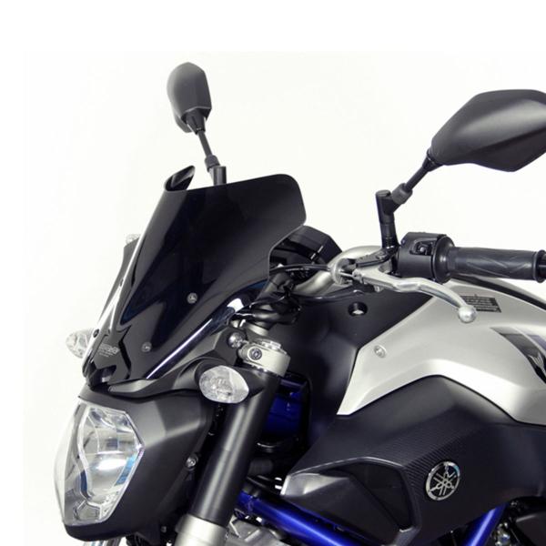 MRA Sport Naked Maxi black screen Yamaha MT07 2014-2017