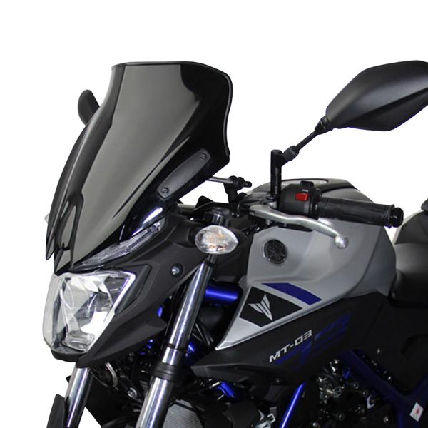 Cupolino MRA Spoiler Naked Bikes nero Yamaha MT03 2016-2023