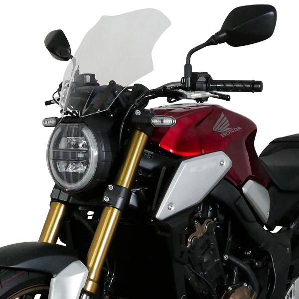 MRA Touring Naked transparent screen Honda CB650R Neo Sports Cafe 2019-2023