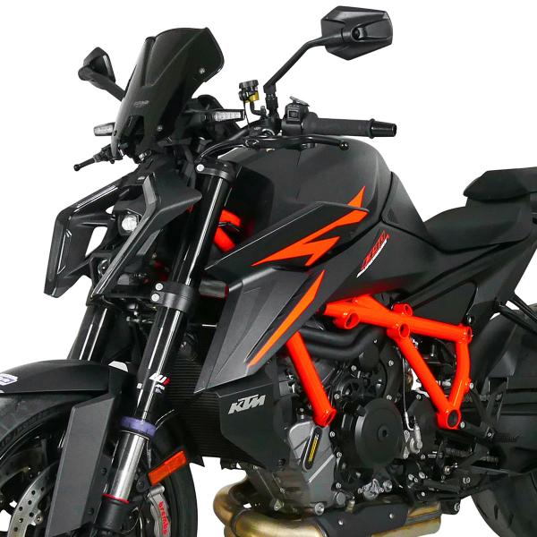 MRA Sport black screen KTM Superduke 1390R 2024