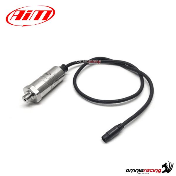 Turbo pressure sensor from -1 to 3 Bar AIM with connector/thread M10 cable lenght 30 cm