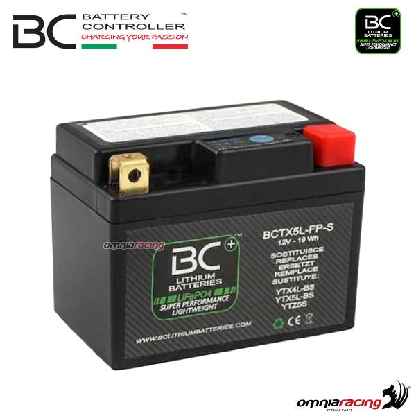 Bc Lifepo4 Bctx5l Fp S Lithium Iron Phosphate 12v For Peugeot Pgo Piaggio 50 100 Cc Bctx5l Fp S