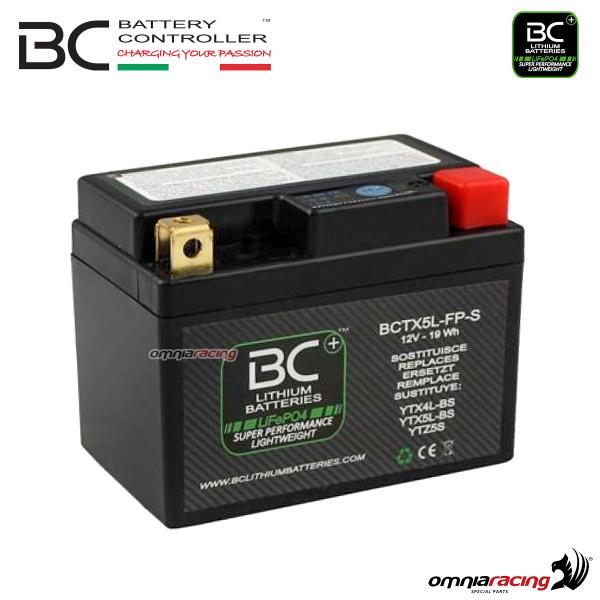 Batteria moto al litio BC Battery per HM Moto CRM B 125 2T Derapage Competition 2011>2015