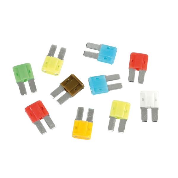 Set of 10 assorted Micro-Two blade micro fuses Lampa 12/32V for motorbikes and scooters