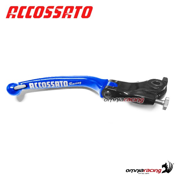 Brake folding lever for OEM master cylinder Accossato blue color Ducati 749/R/s 2003>2006