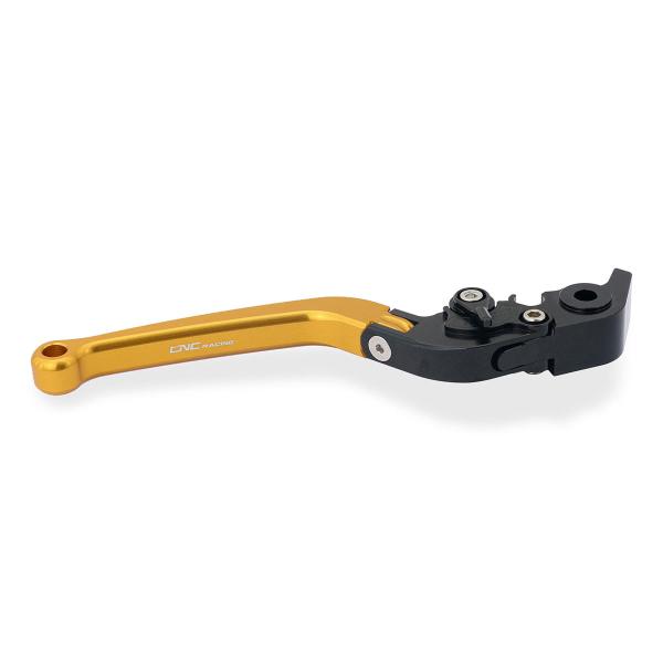 CNC Racing long gold folding brake lever Aprilia RS660 2021-2022