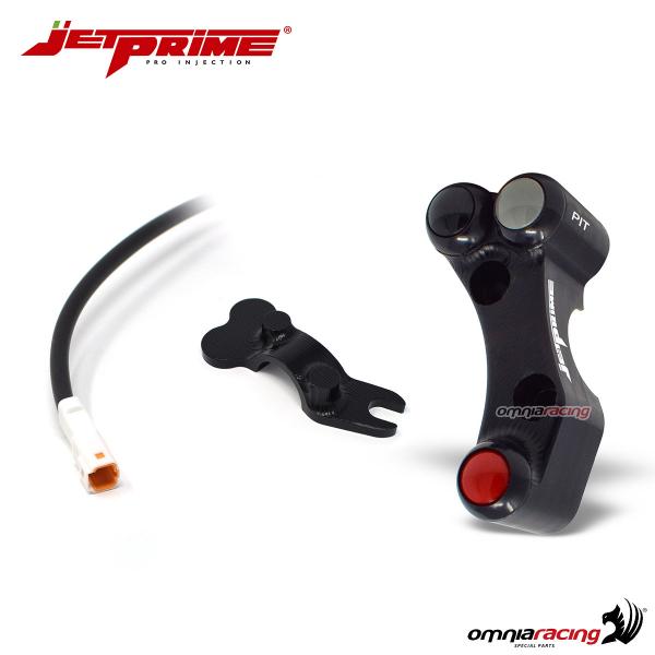 JetPrime Racing left handlebar switches 3 button in aluminum for Yamaha YZF R6 MecTronik 2017>