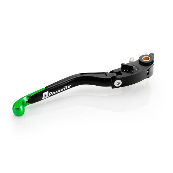 Paraxite Street folding brake lever black/green Kawasaki Ninja H2 1000 2021-2022