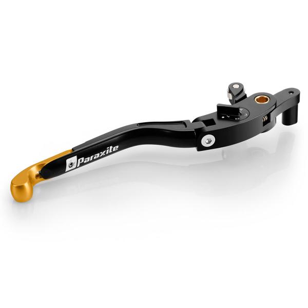 Paraxite Street folding brake lever black/gold Honda Crossrunner 2010-2020