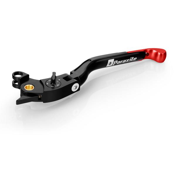 Leva frizione pieghevole Paraxite Street nera/rosso Aprilia SL1000 Falco 2000-2004