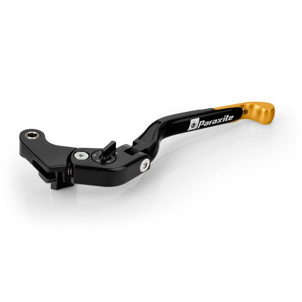 Paraxite Street folding clutch lever black/gold Yamaha YZF R1 2004-2006