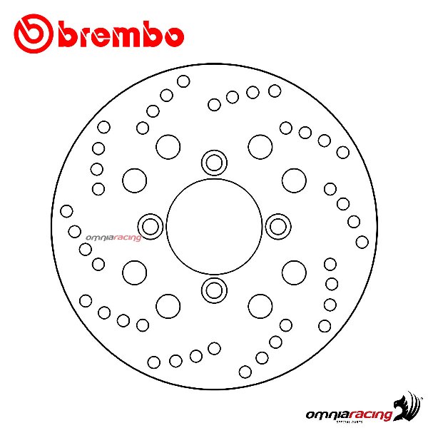 Brembo Serie Oro rear fixed brake disc for Suzuki UH150 Burgman 2002>2006