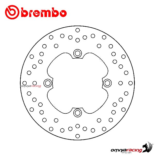 Brembo Serie Oro rear fixed brake disc for Buell M2 Cyclone 1200 1998>2002