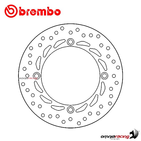 Brembo Serie Oro rear fixed brake disc for Honda XRV750 Africa Twin 1990>2003