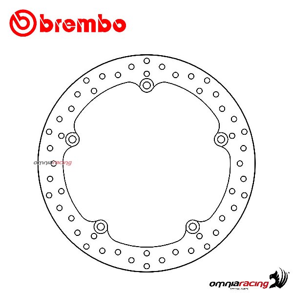 Brembo Serie Oro front fixed brake disc for Honda NC750S/X/ ABS 2014>