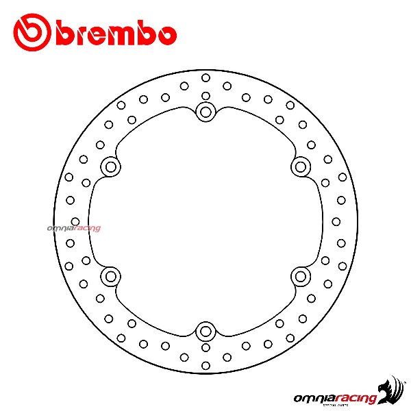 Brembo Serie Oro front fixed brake disc for Honda CB650F/ABS 2014>