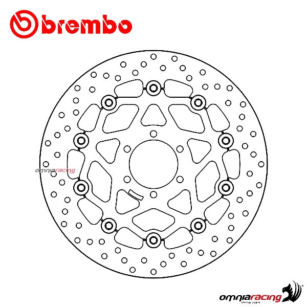 Brembo Serie Oro front floating brake disc for Ducati Multistrada 620 2005>2006