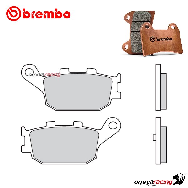 Brembo rear brake pads XS sintered for Honda Forza 250 (NSS A) 2000-2001