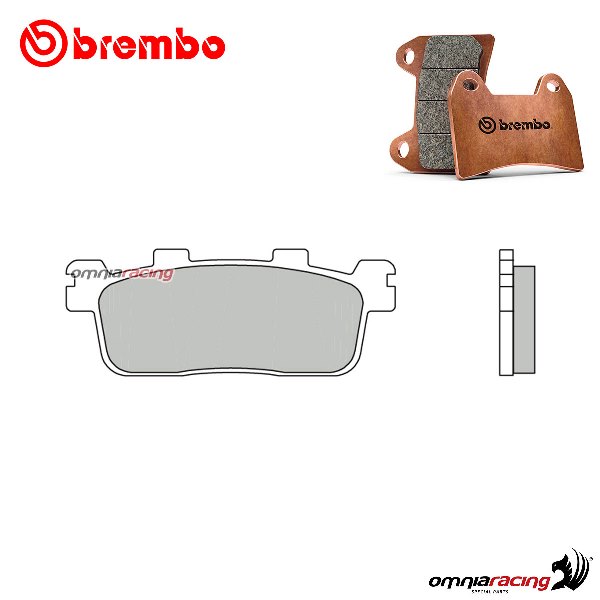 Brembo rear brake pads XS sintered for Kymco DownTown 350I 2015-2019