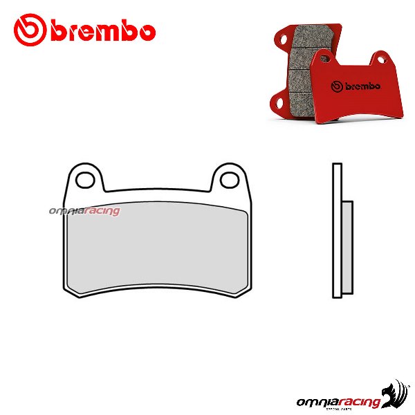 Pastiglie freno anteriori Brembo SA sinterizzate per Benelli TRK125 2018-2020