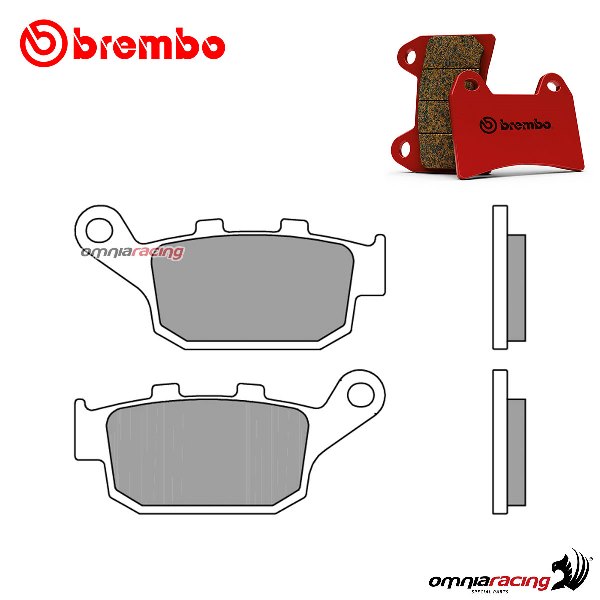 Brembo rear brake pads SP sintered for Honda NC750S /ABS 2014-2019