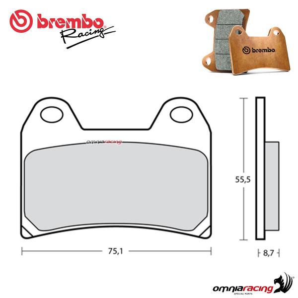 Brembo Racing Z03 front brake pad sintered compound for MV Agusta BRUTALE 920 2012>