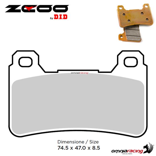 ZCOO T005 EX Front sinterized brake calipers for Honda CBR1000RR 2006>2008