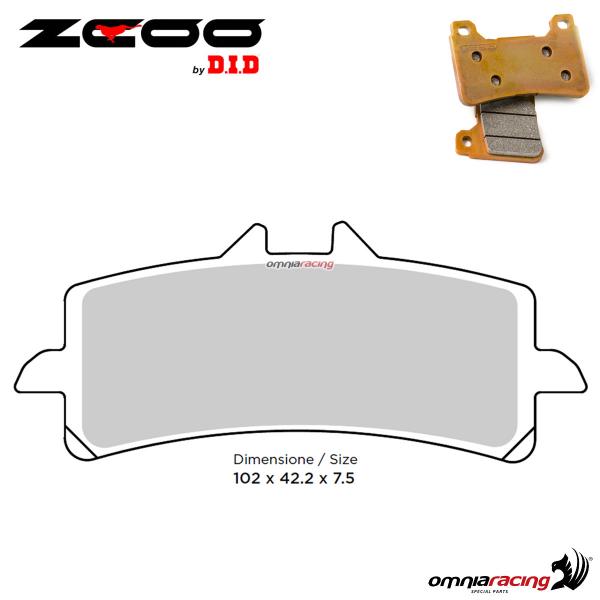 ZCOO B005 EX Front sinterized brake calipers for Ducati 848 STREETFIGHTER S 2012>