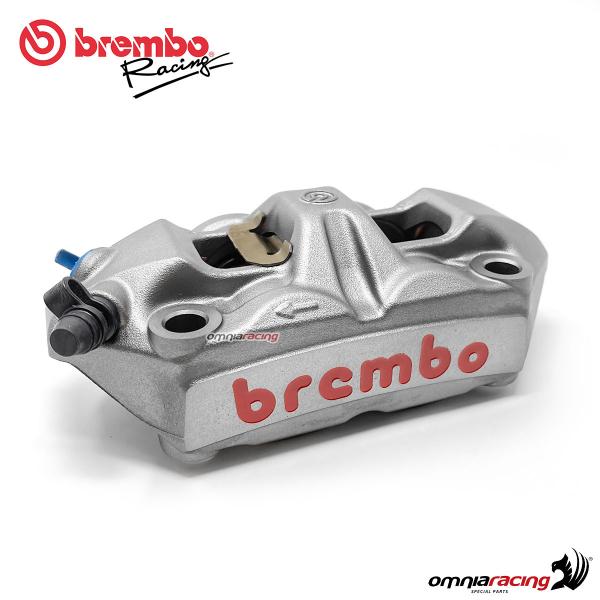 Brembo Racing M4 100 Cast Monoblock left 100mm Pitch Radial Caliper (SX)  with Brake Pads