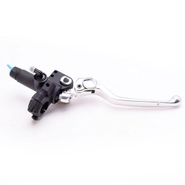 Axial brake master cylinder Brembo front PS16 mm black body and silver adjustable lever
