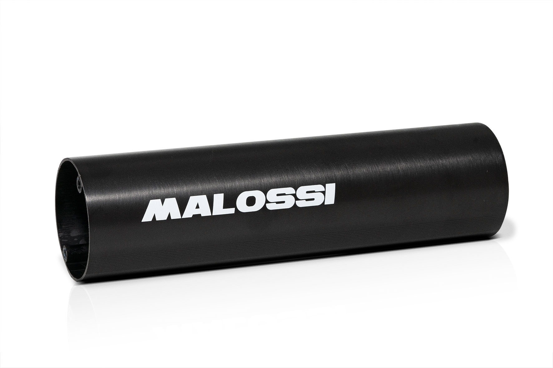 Malossi Silencer pipe with external D.60 in aluminium black anodised