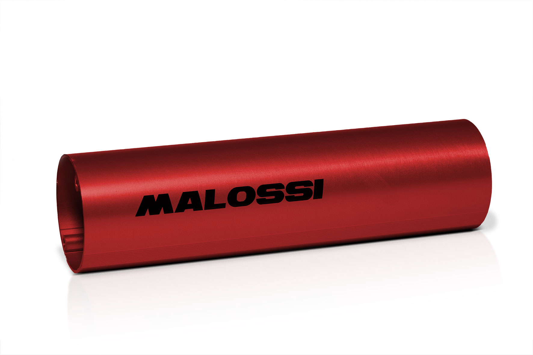 Malossi Tubo silenziatore con D.esterno 60 in alluminio anodizzato rosso