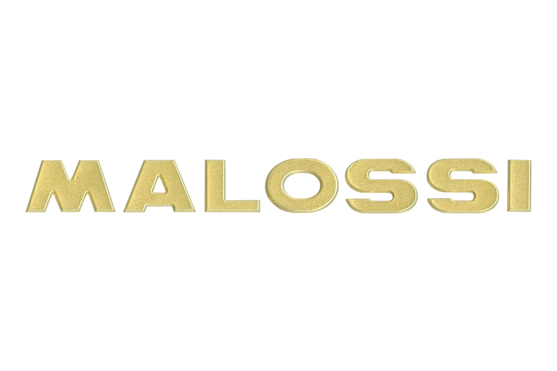 Malossi 3D gold Malossi sticker - length 21 cm