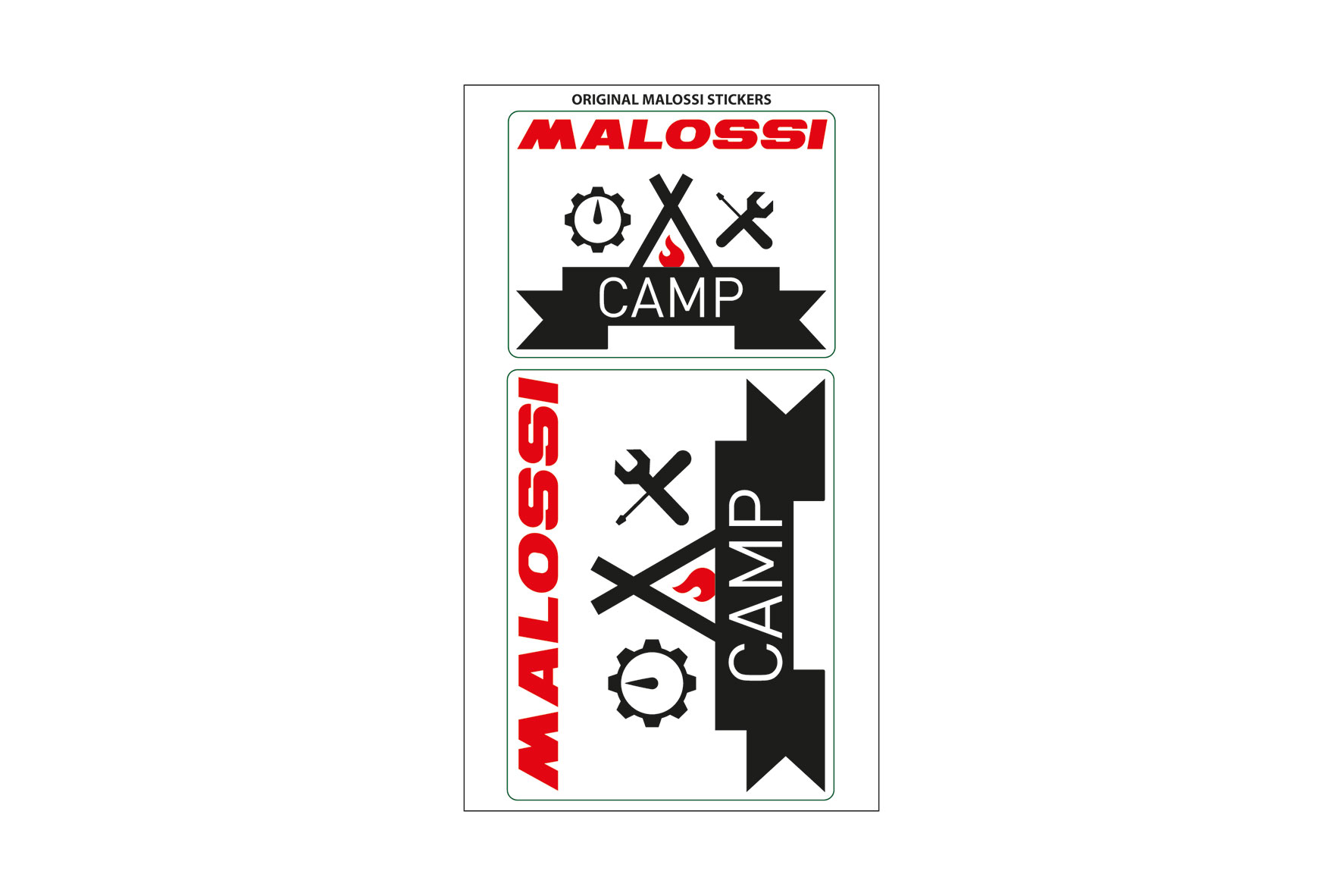 Malossi Malossi Camp stickers 8X 14 cm