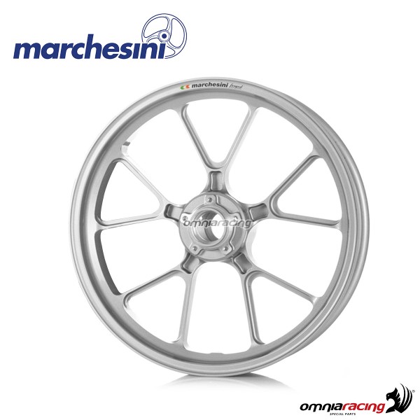 Marchesini M10RR Kompe Motard front wheel aluminium anodized silver for Husqvarna FS450 2016