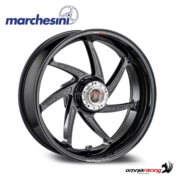 Cerchio posteriore Marchesini M10RS Corse in magnesio Nero opaco per Honda CBR1000RR SP2 2017>2019